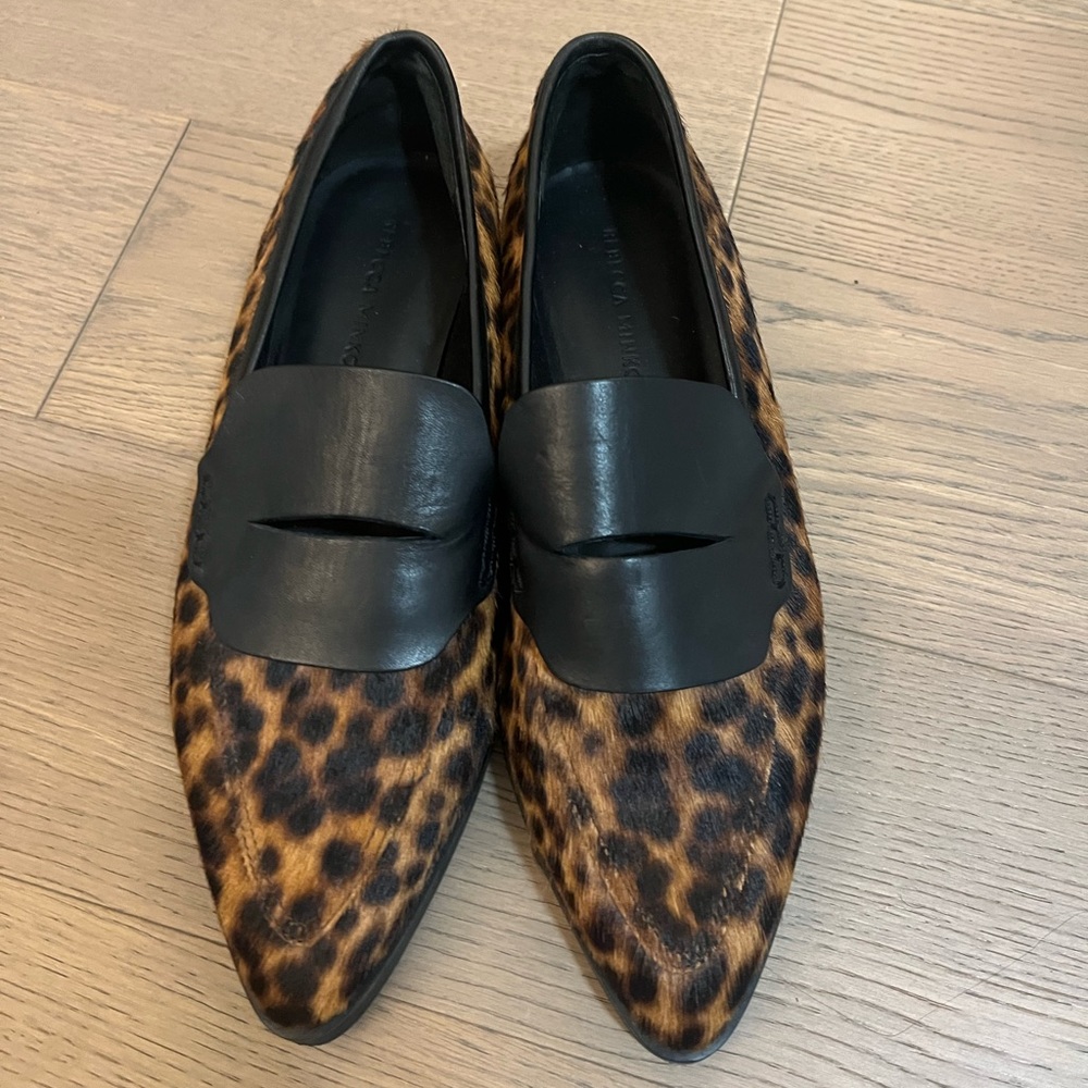 Rebecca Minkoff cheetah loafers